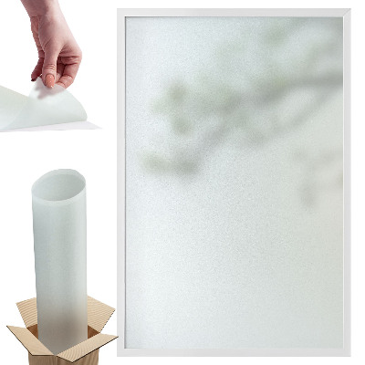 Samolepiaca fólia na sklo mliečna