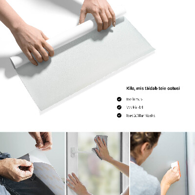 Samolepiaca fólia na sklo mliečna