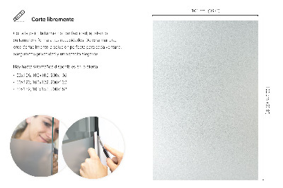 Samolepiaca fólia na sklo mliečna