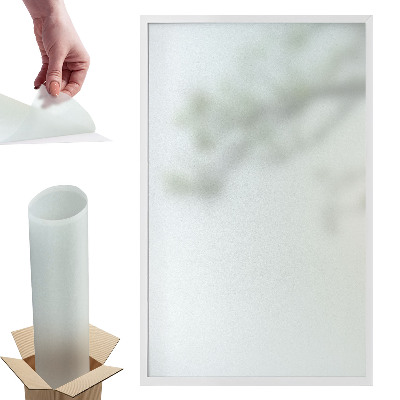 Samolepiaca fólia na sklo mliečna