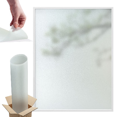 Samolepiaca fólia na sklo mliečna