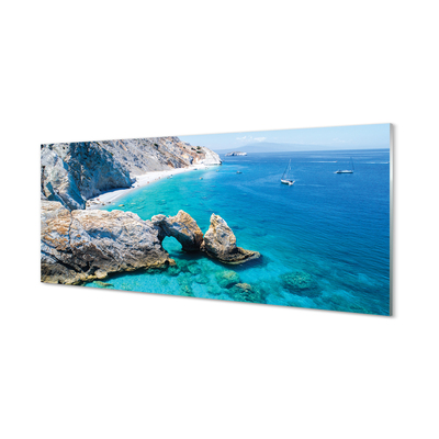 Nástenný panel  Grécko Beach brehu mora