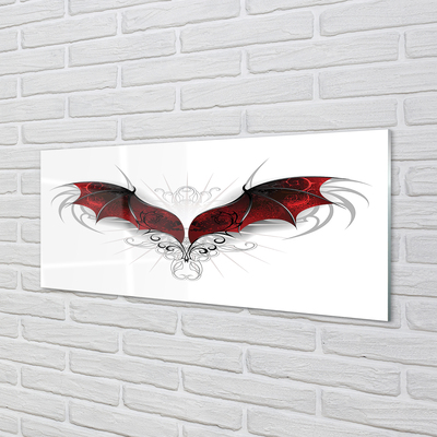 Nástenný panel  drakom krídla