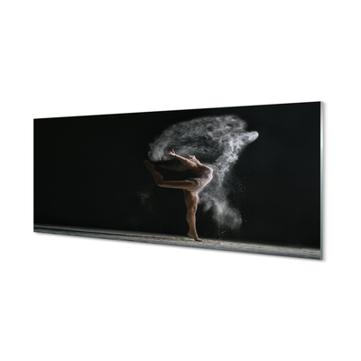 Nástenný panel  žena dym