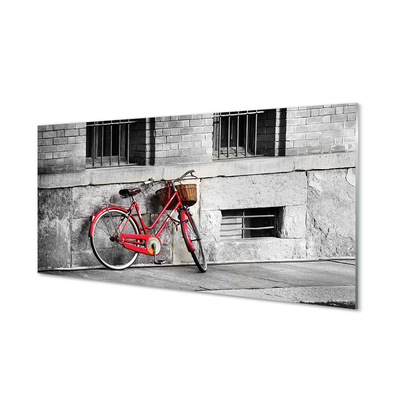 Nástenný panel  Červené koleso s košíkom