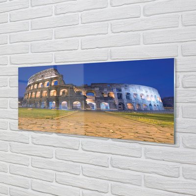 Nástenný panel  Sunset Rome Colosseum