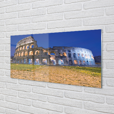 Nástenný panel  Sunset Rome Colosseum