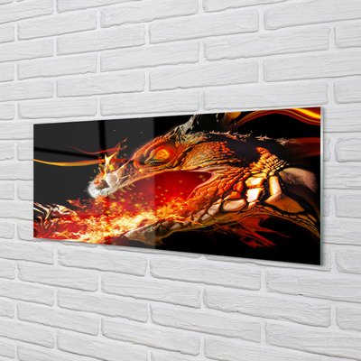 Nástenný panel  ohnivého draka