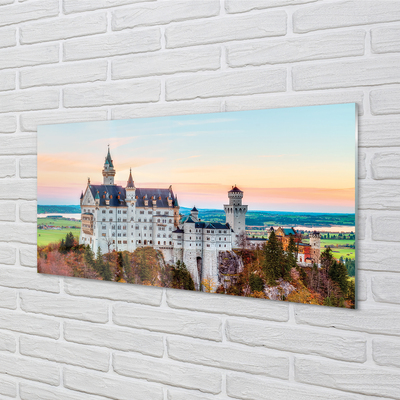 Nástenný panel  Nemecko Castle jeseň Munich