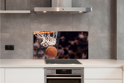 Sklenený obklad do kuchyne basketbal
