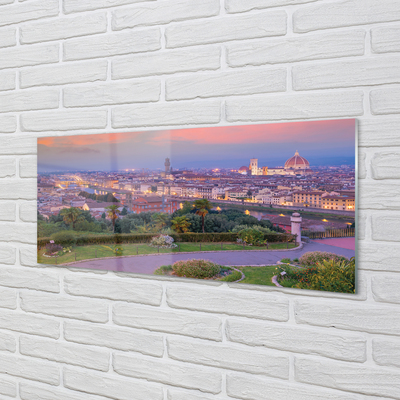 Nástenný panel  rieka Taliansko Panorama