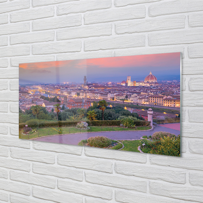 Nástenný panel  rieka Taliansko Panorama