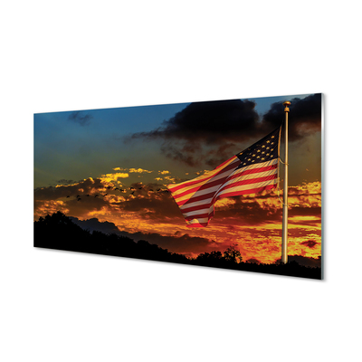 Nástenný panel  vlajka USA
