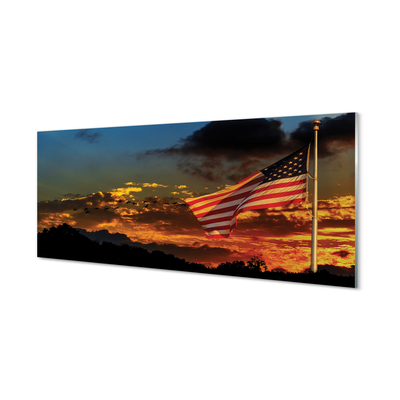 Nástenný panel  vlajka USA