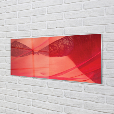 Nástenný panel  Žena v červenom tylu