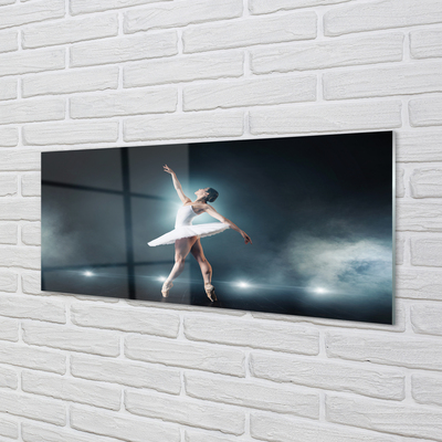 Nástenný panel  Biely balet šaty žena