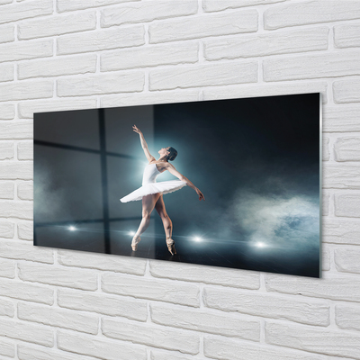 Nástenný panel  Biely balet šaty žena
