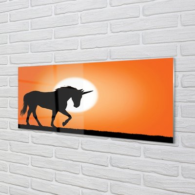 Nástenný panel  Sunset Unicorn