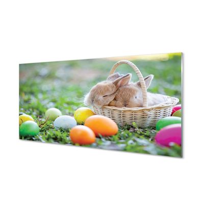 Nástenný panel  králiky vajcia
