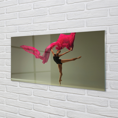Nástenný panel  Baletka ružová Materiál