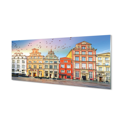 Nástenný panel  Gdańsk budovy staré mesto