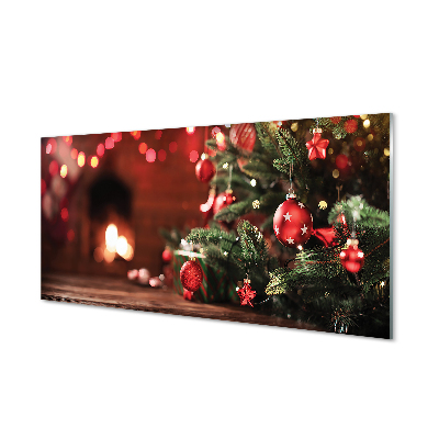 Nástenný panel  Vianočný strom ozdoby svetla darčeky