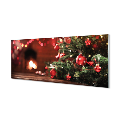 Nástenný panel  Vianočný strom ozdoby svetla darčeky