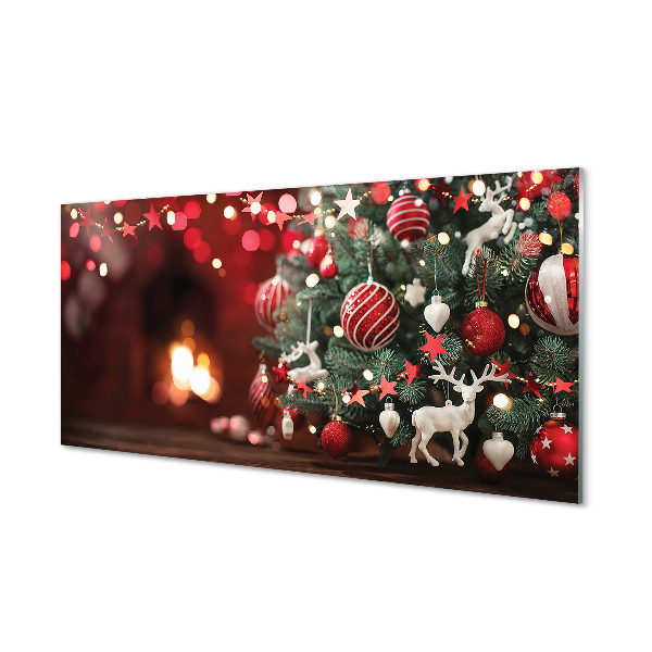 Nástenný panel  vianočné ozdoby