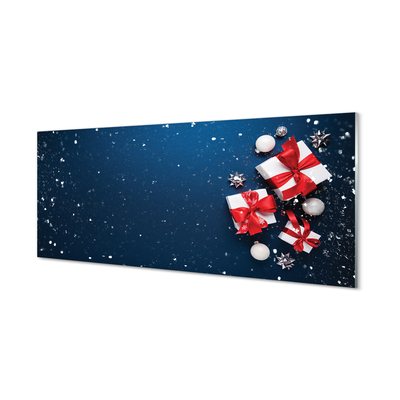 Nástenný panel  Darčeky čačky sneh