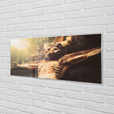 Nástenný panel  Ježiš z dreva