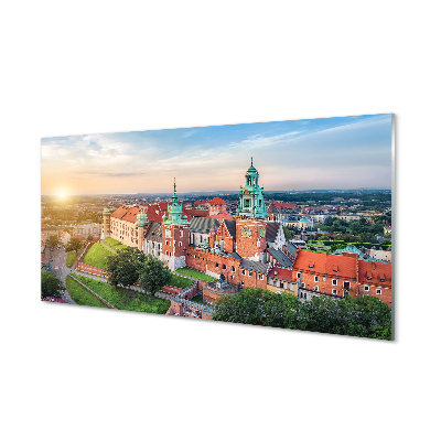 Nástenný panel  Krakow castle panorama svitania