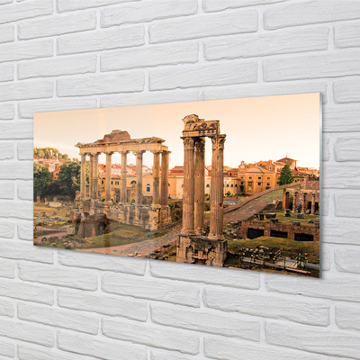 Nástenný panel  Rím Roman Forum svitania