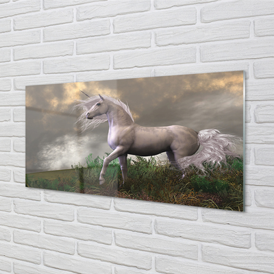 Nástenný panel  Unicorn mraky