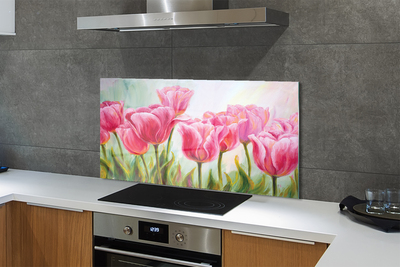 Nástenný panel  tulipány obrázok