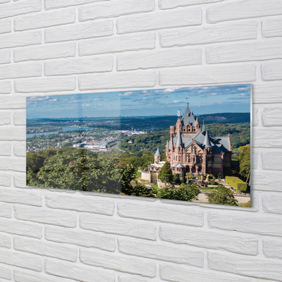 Nástenný panel  Nemecko Panorama mestského hradu