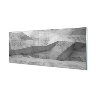 Sklenený obklad do kuchyne Kameň abstrakcie betón