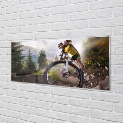 Nástenný panel  Cloud na horskom bicykli
