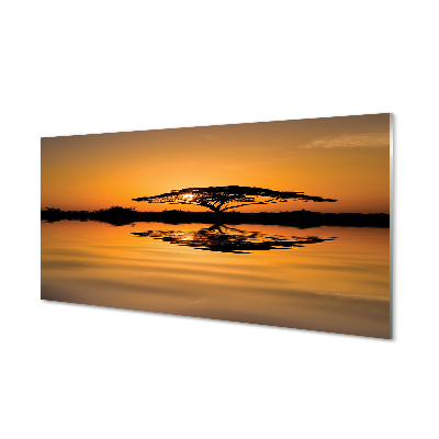 Nástenný panel  Sunset tree