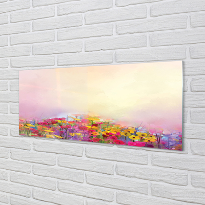 Nástenný panel  Obrázok kvety neba