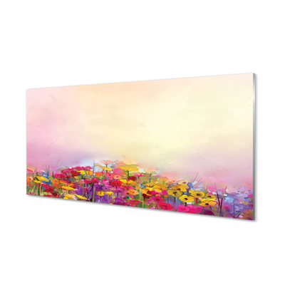 Nástenný panel  Obrázok kvety neba