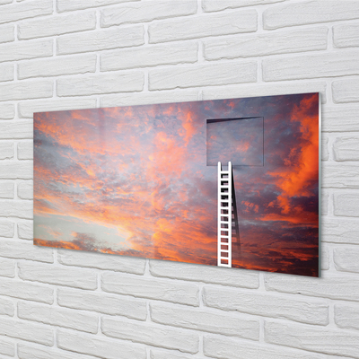 Nástenný panel  Rebrík slnko oblohu
