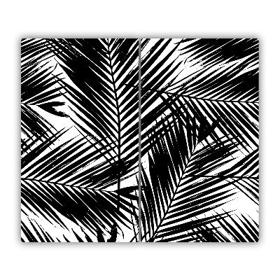 Sklenená doska na krájanie Listy palmy