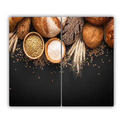 Sklenená doska na krájanie Chlieb a pšenica