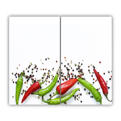 Sklenená doska na krájanie Chilli papričky
