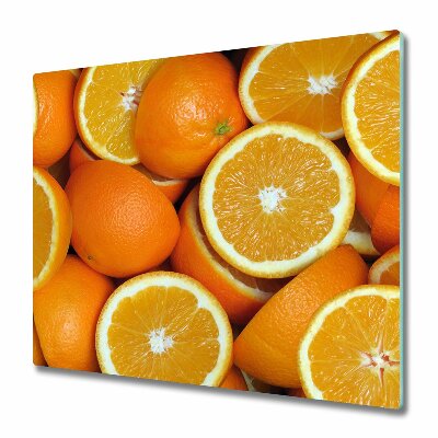 Sklenená doska na krájanie Polovice oranžové
