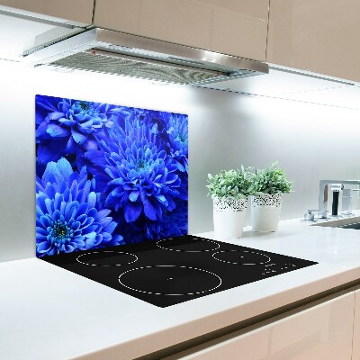 Sklenená doska na krájanie Blue aster