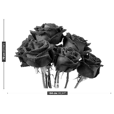 Fototapeta Čierne ruže