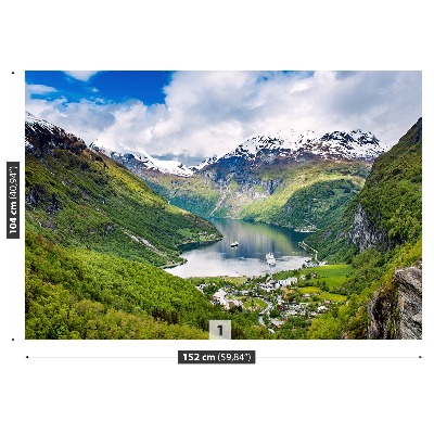 Fototapeta Fjord nórska