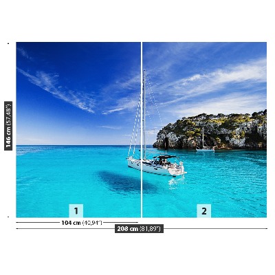 Fototapeta Plachetnica menorca