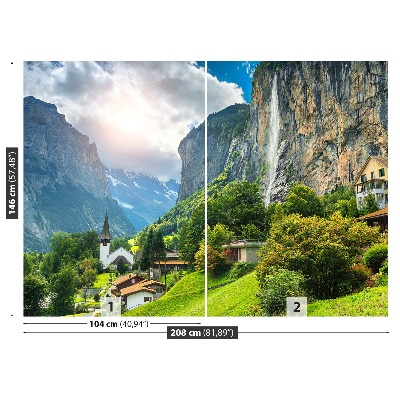 Fototapeta Alpské dediny